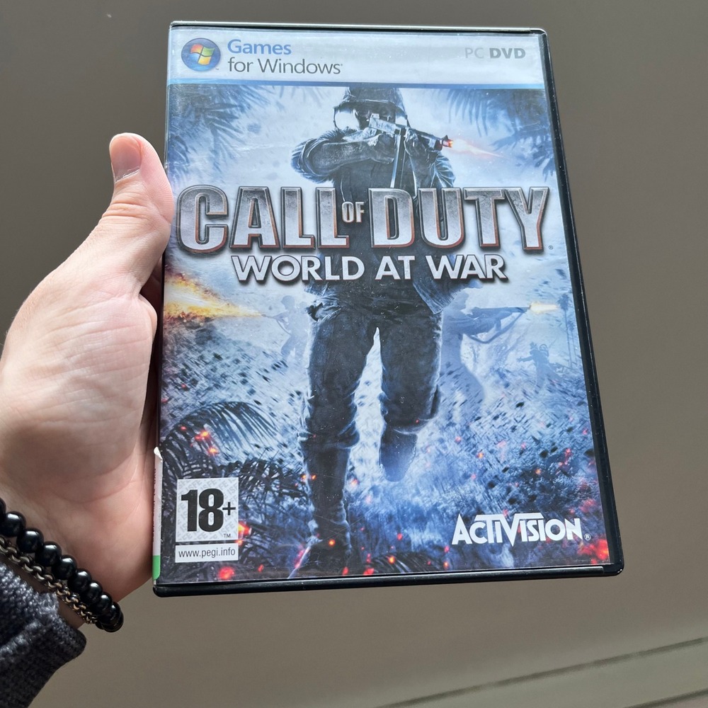 Call of Duty World at War PC DVD Activision Treyarch WWII FPS Game 2008 PAL